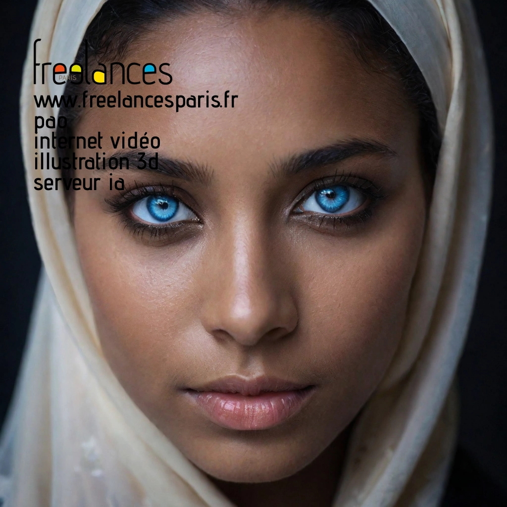 Pao mise en page internet vidéo illustration 3d serveur IA générative AI freelance paris studio de création magazines 72z789m0